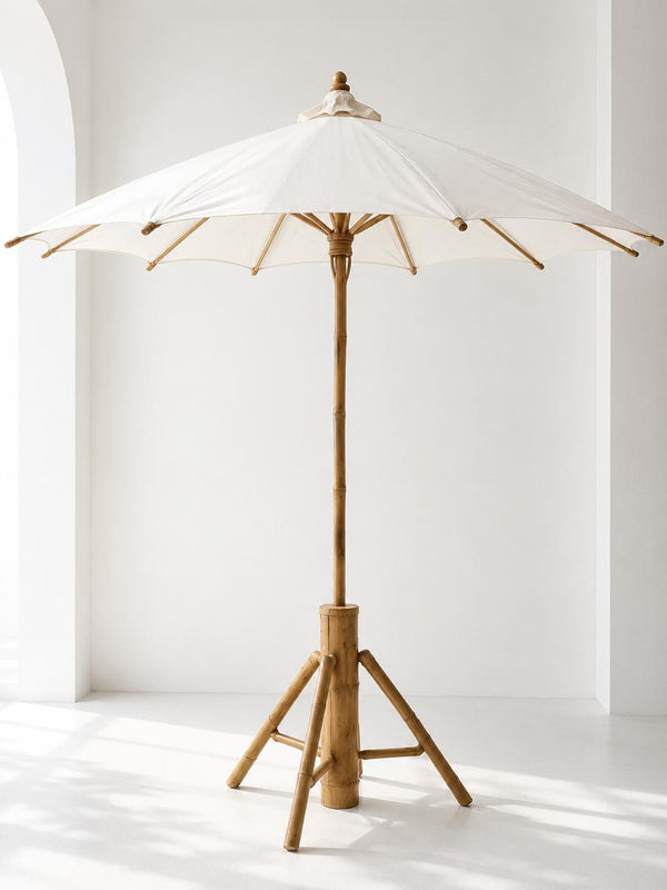 Beach umbrella , bamboo wood