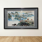 Handcrafted Framed Asian Landscape Wall Art