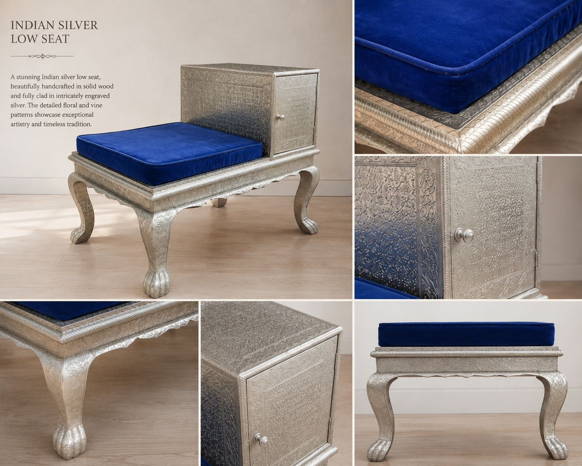 telephone silver chair
