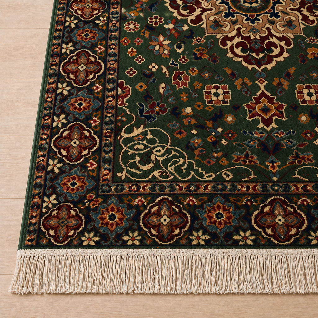 Isfahan Persian Rug – Handmade Iranian Classic Floral Carpet