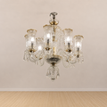 Classic Brass & Crystal Chandelier