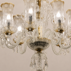 Classic Brass & Crystal Chandelier