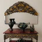 Carved Wooden Console Table
