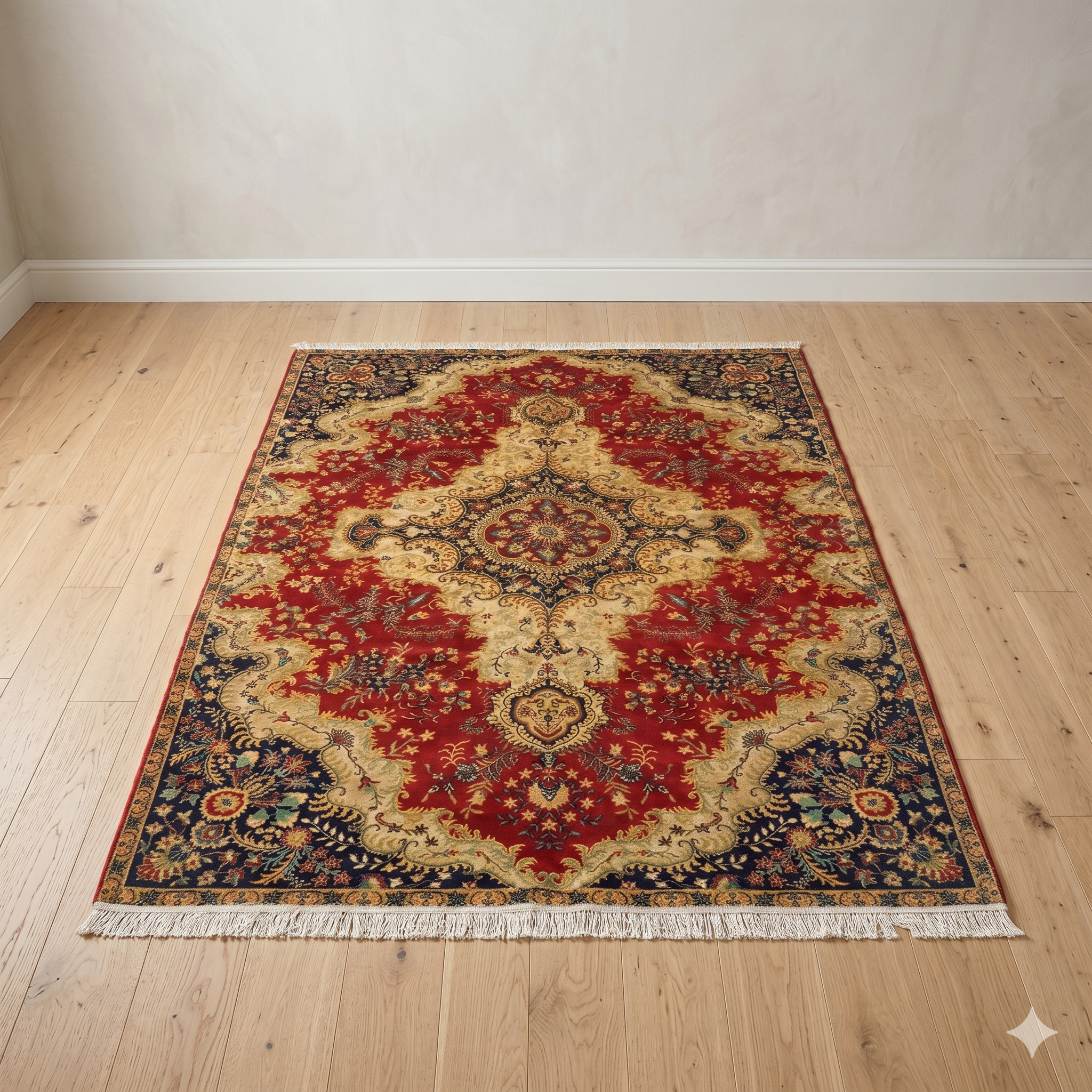 Handcrafted Afghan Wool Rug – Classic Oriental Luxury Carpet