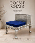 telephone silver chair