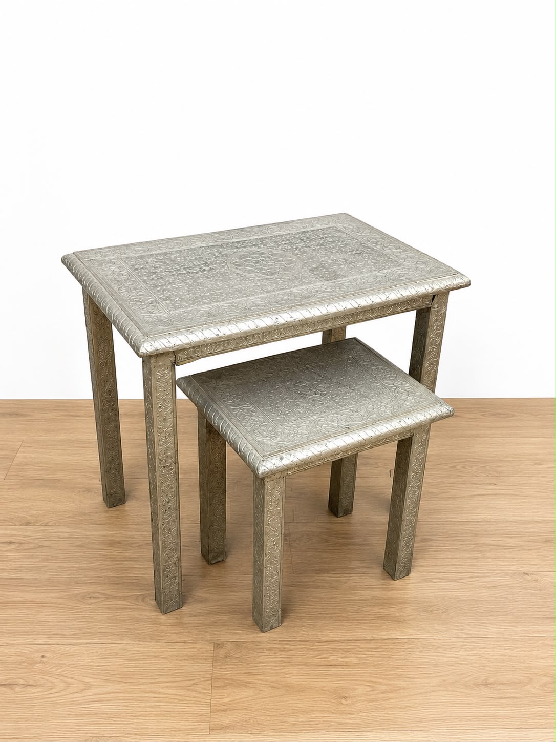 Indian silver table