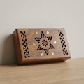 Hand-Carved Decorative Wooden Box