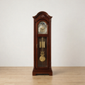 Chinoiserie Wooden Grandfather Clock in Rosewood