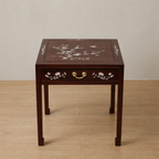 Rosewood Handmade Furniture Set 6pcs Mother of Pearl Inlay