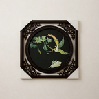 Handcrafted Bird Stone Inlay Wall Art
