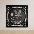 Handcrafted Eagle Stone Inlay Wall Art