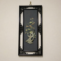 Handcrafted Floral Stone Inlay Wall Art