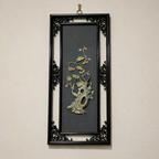 Handcrafted Floral Stone Inlay Wall Art